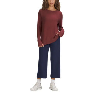 Lululemon Womens 16  Cashlu Crossover Back Sweater Smoky Red